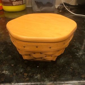 Longaberger sage booking basket